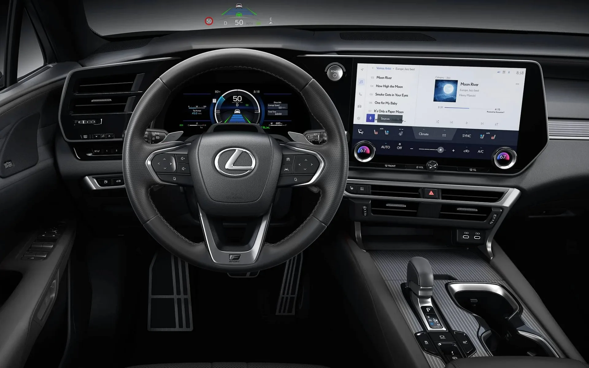 Interior of the F sport special edition