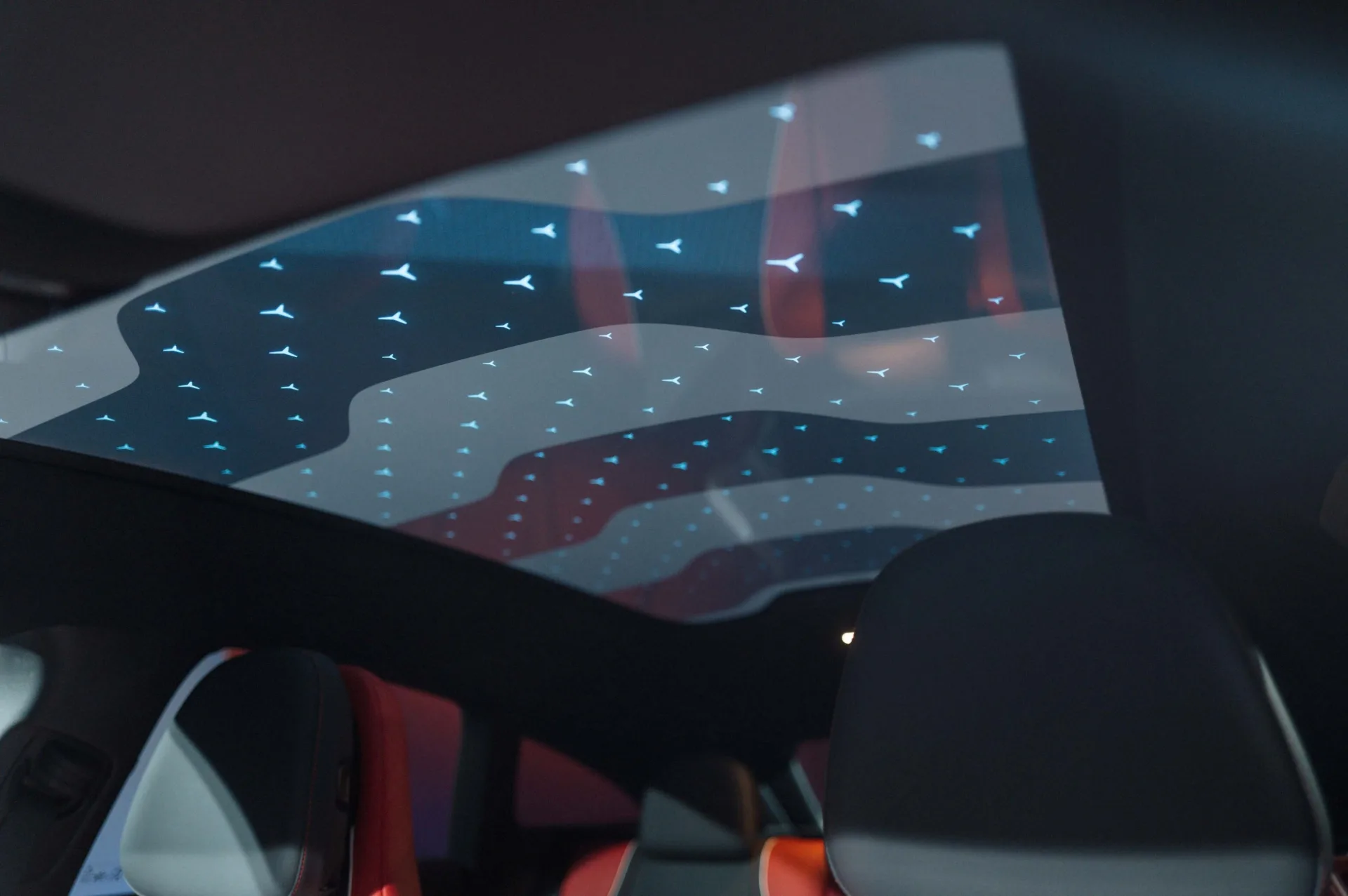 Panoramic roof of the CLA 