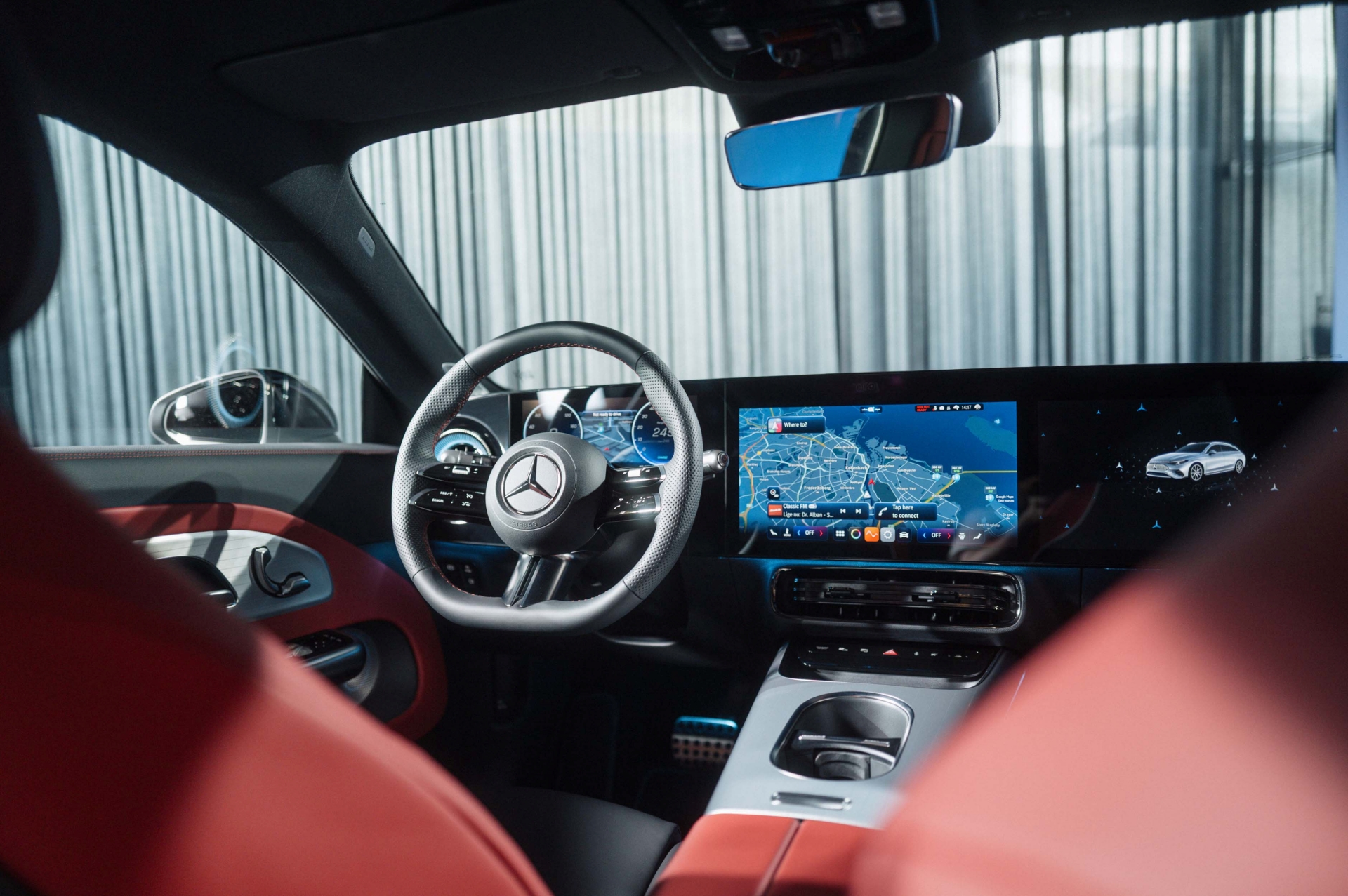 Interior of the car