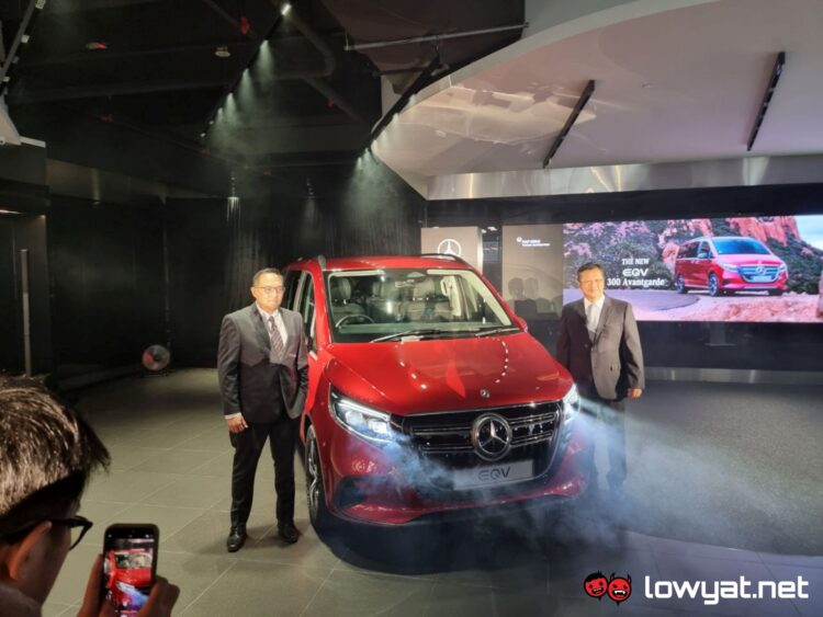 The Mercedes-Benz EQV 300