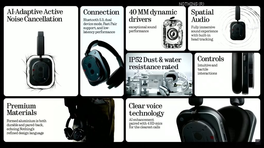 Nothing Headphone (1) specs