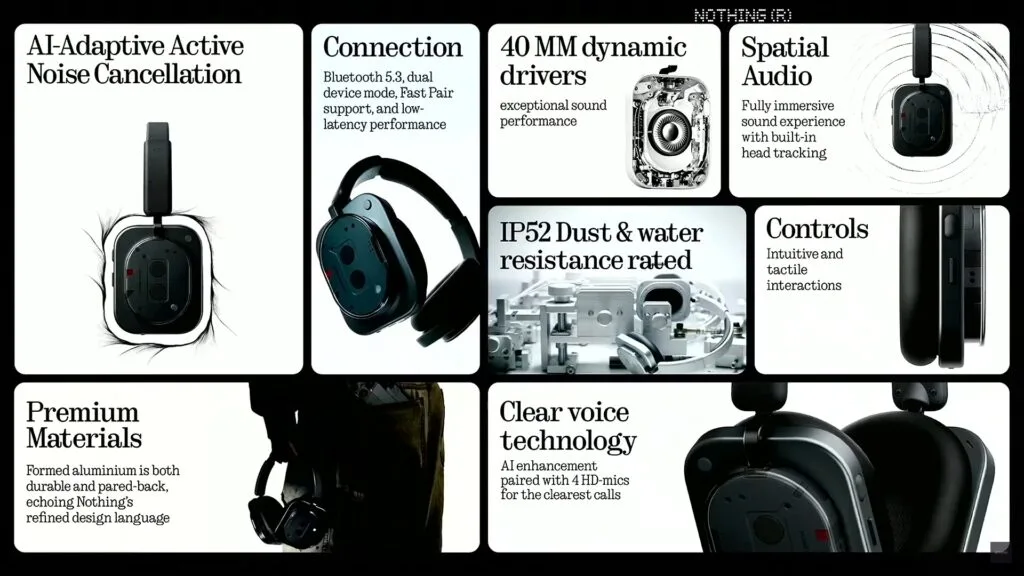 Nothing Headphone (1) specs