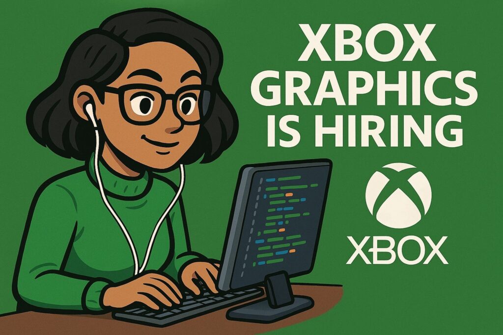 Xbox Graphics hiring AI gen image