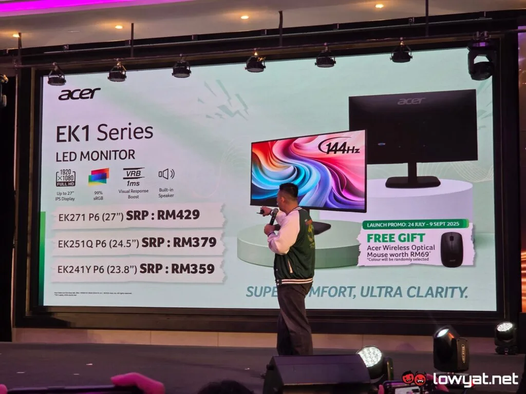acer ek1 pm161qt qf23s launch