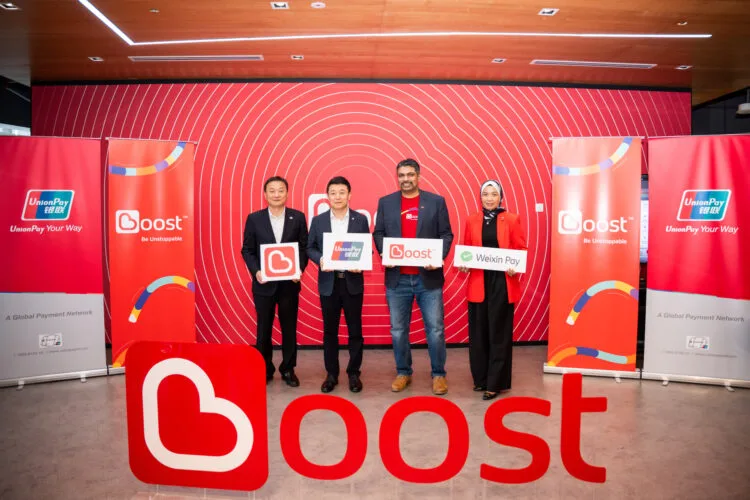 boost unionpay weixin wechat pay integration