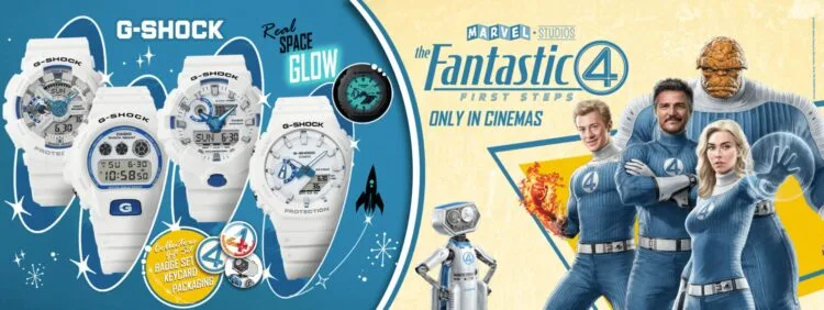 Casio G-Shock Fantastic Four collection