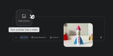Google Gemini photo to video tool