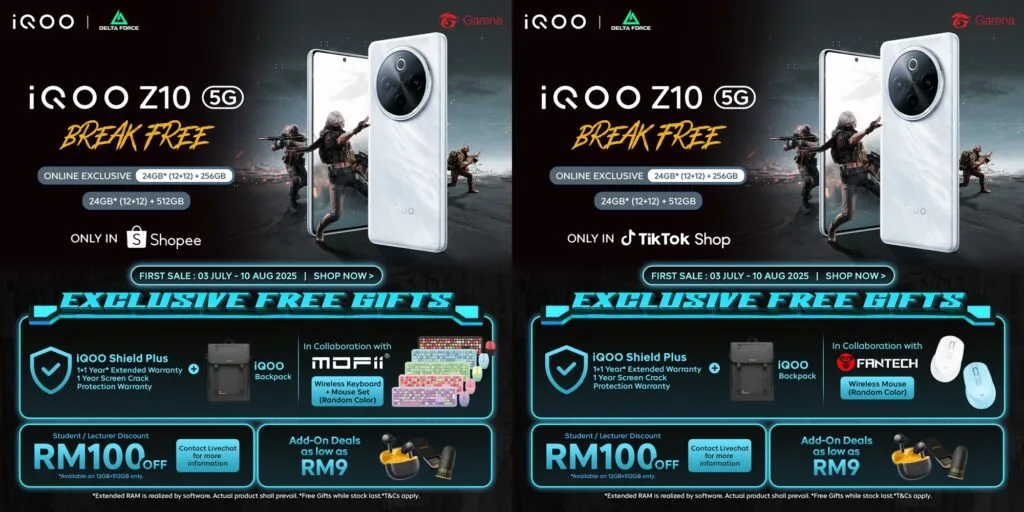 iQOO Z10 - platform promos