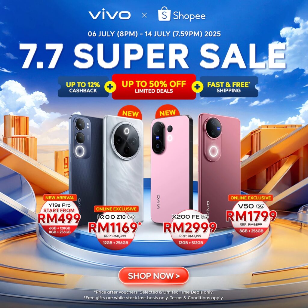 vivo 7.7 Shopee 2025