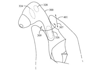 Apple patent haptic feedback earbud