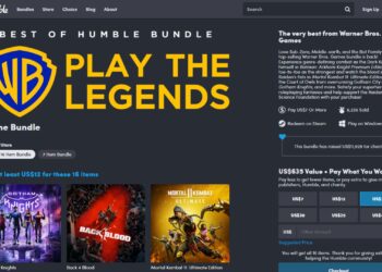 Humble Bundle WB Play the Legends collection