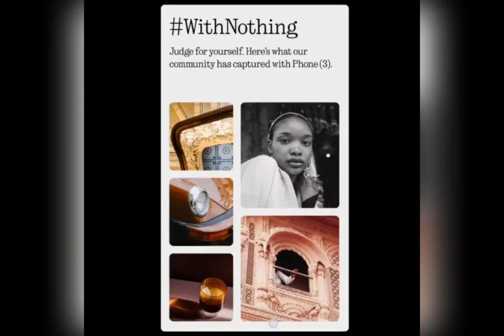 Nothing Phone (3) stock sample