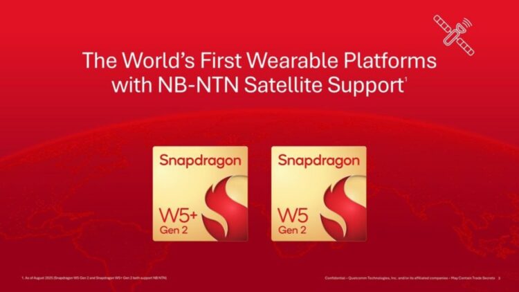 Qualcomm Snapdragon W5 and W5+ Gen 2