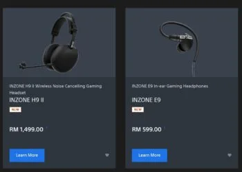 Sony Malaysia Inzone audio prices