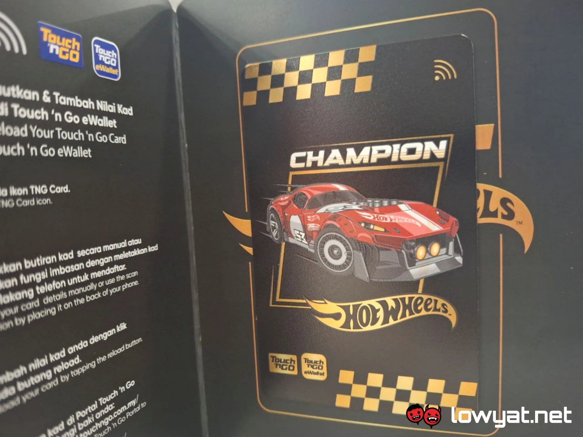Touch n Go Hot Wheels NFC Limited Edition card