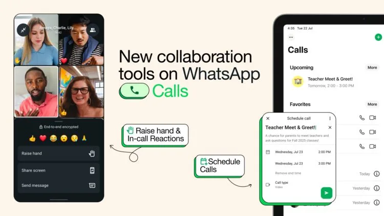 WhatsApp schedule calls