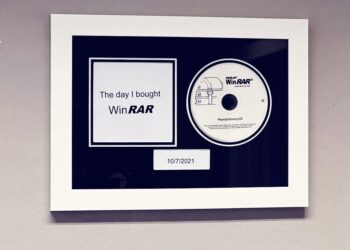 WinRAR frame