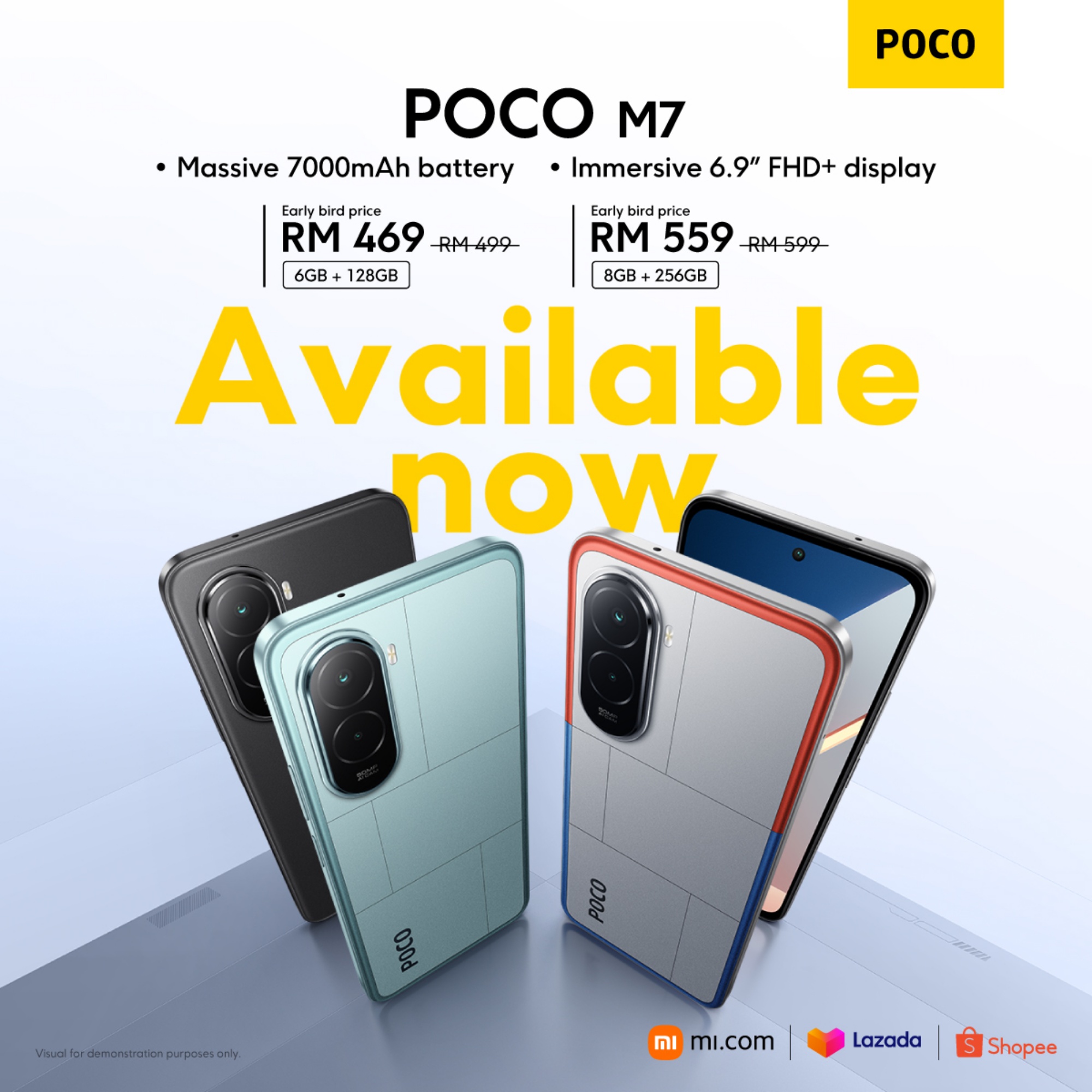 Xiaomi POCO M7 launch malaysia