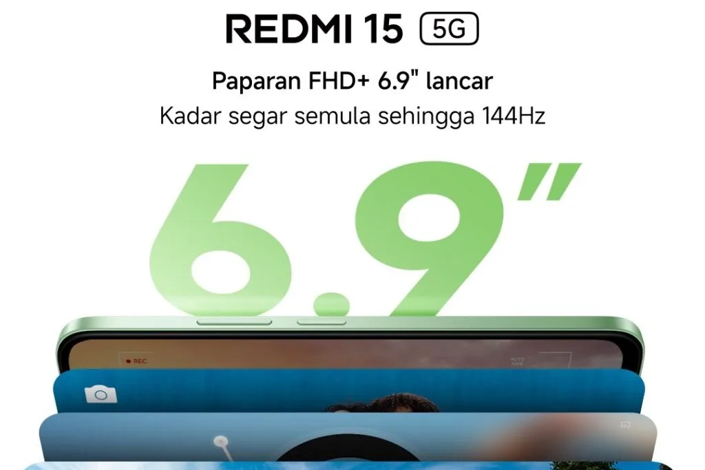 Xiaomi Redmi 15 5G screen