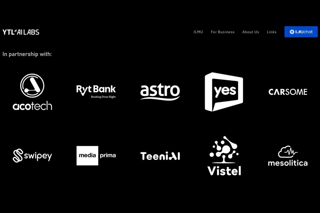 YTL ILMUchat partners