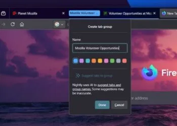 mozilla firefox ai tab grouping