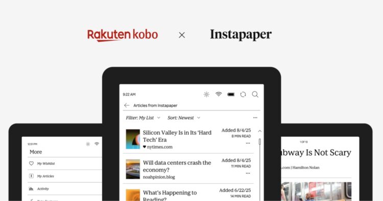 rakuten kobo instapaper integration now live