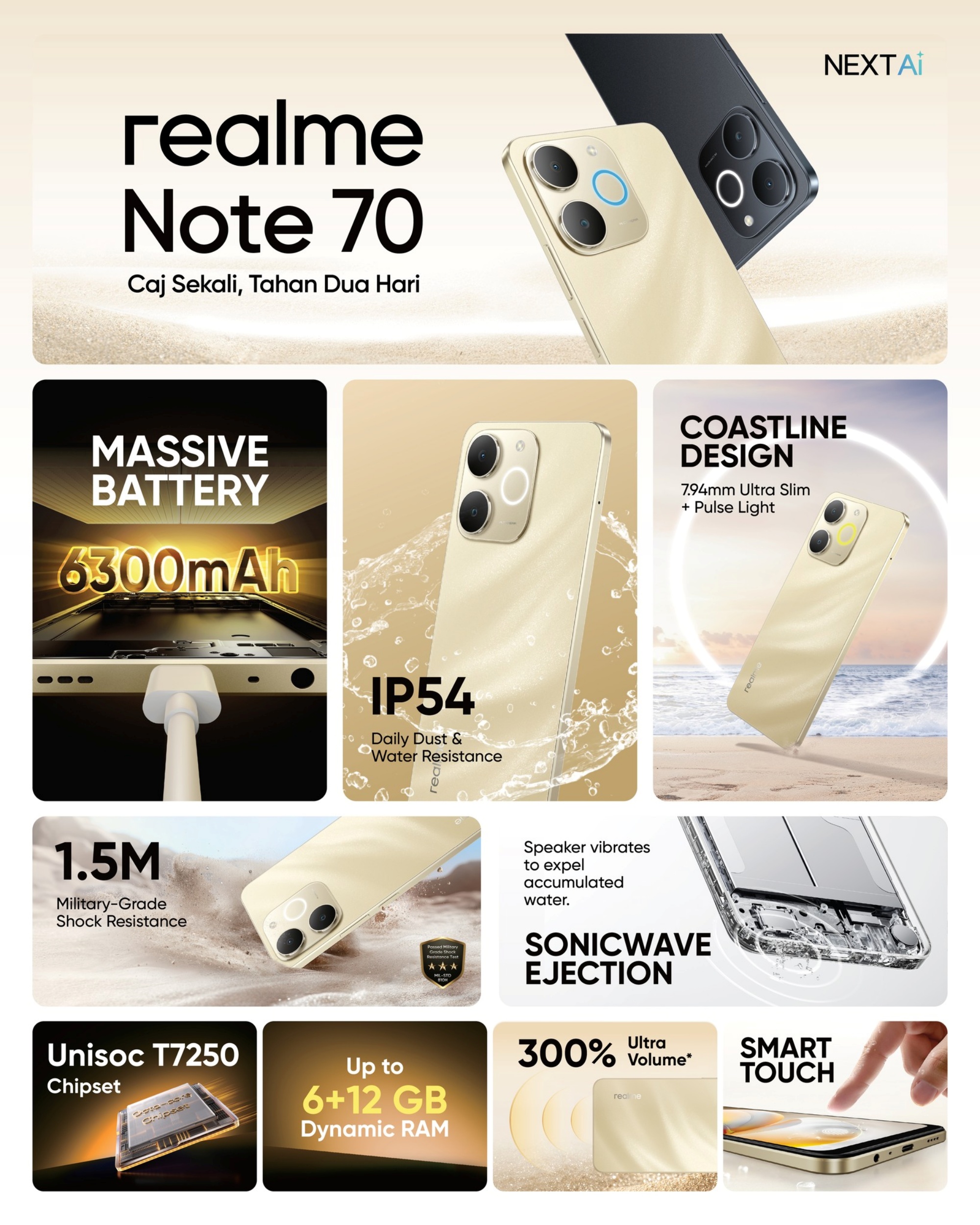 realme Note 70
