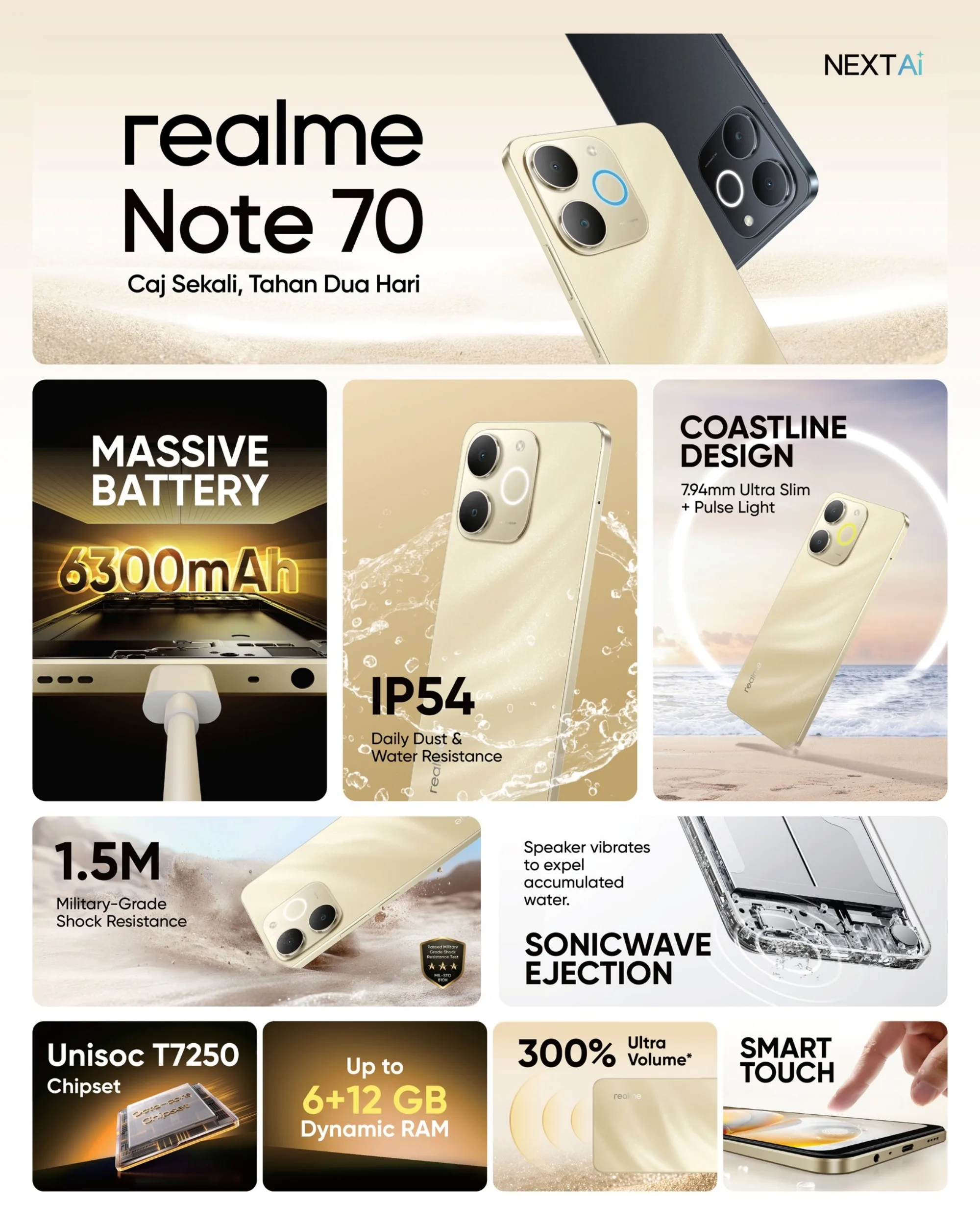 realme Note 70
