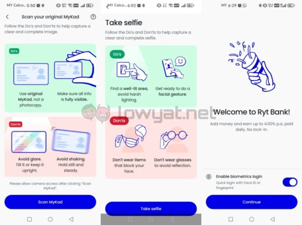 Ryt Bank app