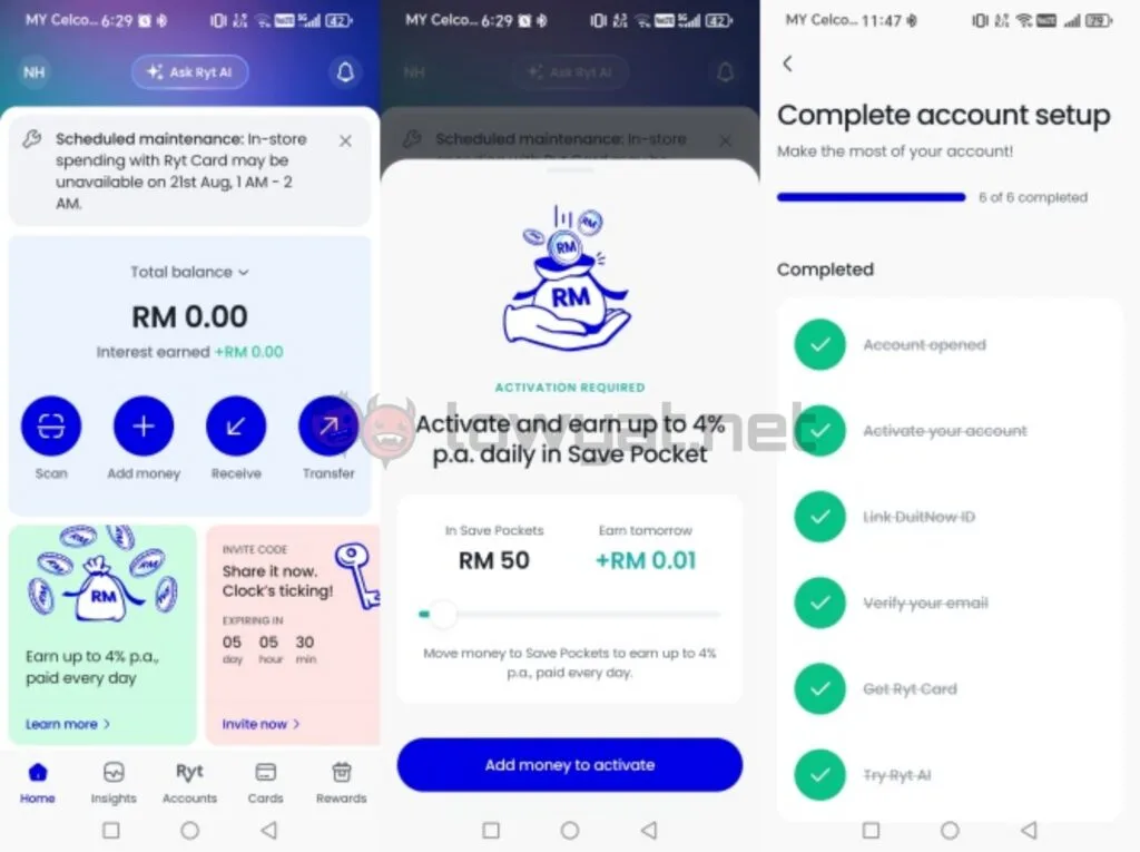 Ryt Bank app