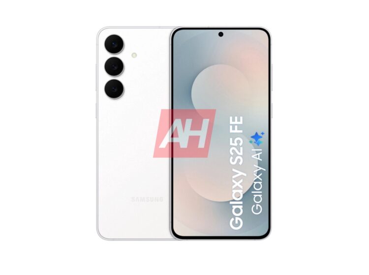 Samsung Galaxy S25 FE leaked render