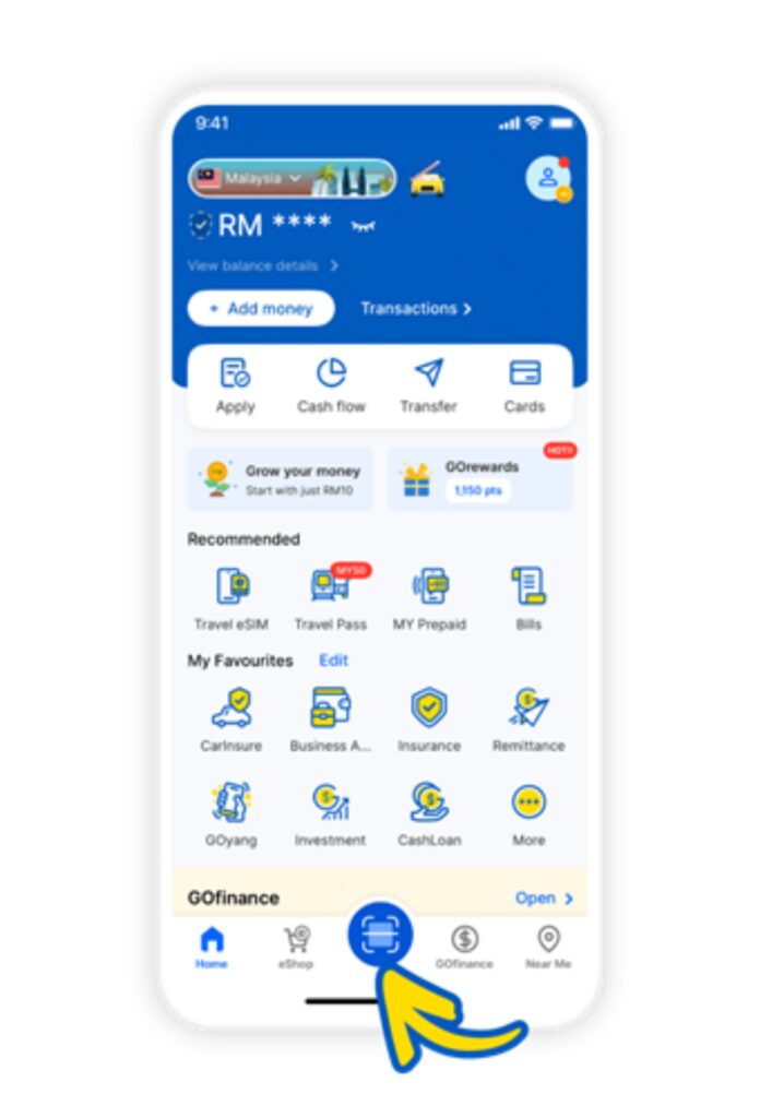 tng ewallet upgraded qr feature