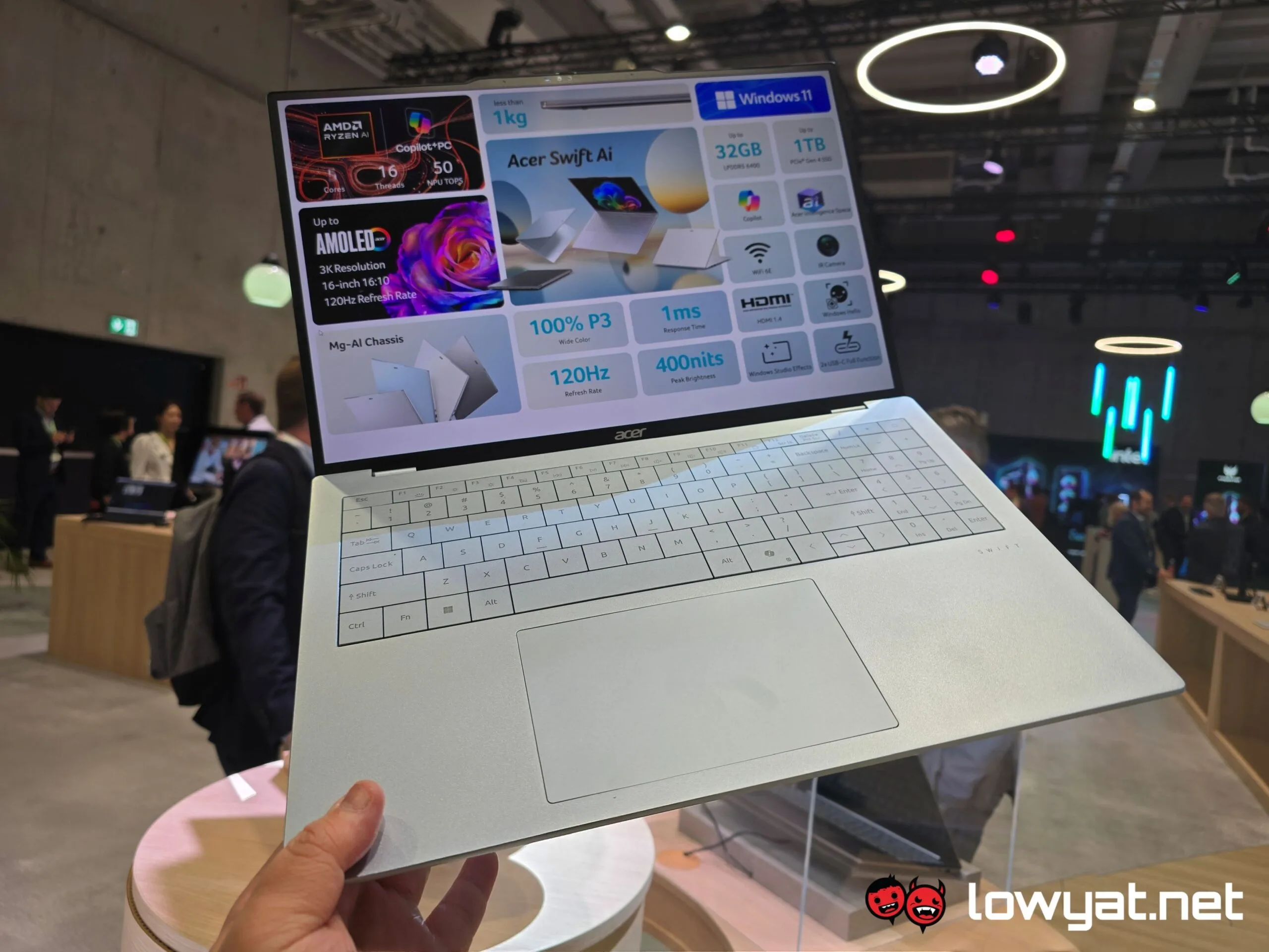 Acer Swift Air 16 Hands On: Holy Smokes, This Is Light - Lowyat.NET
