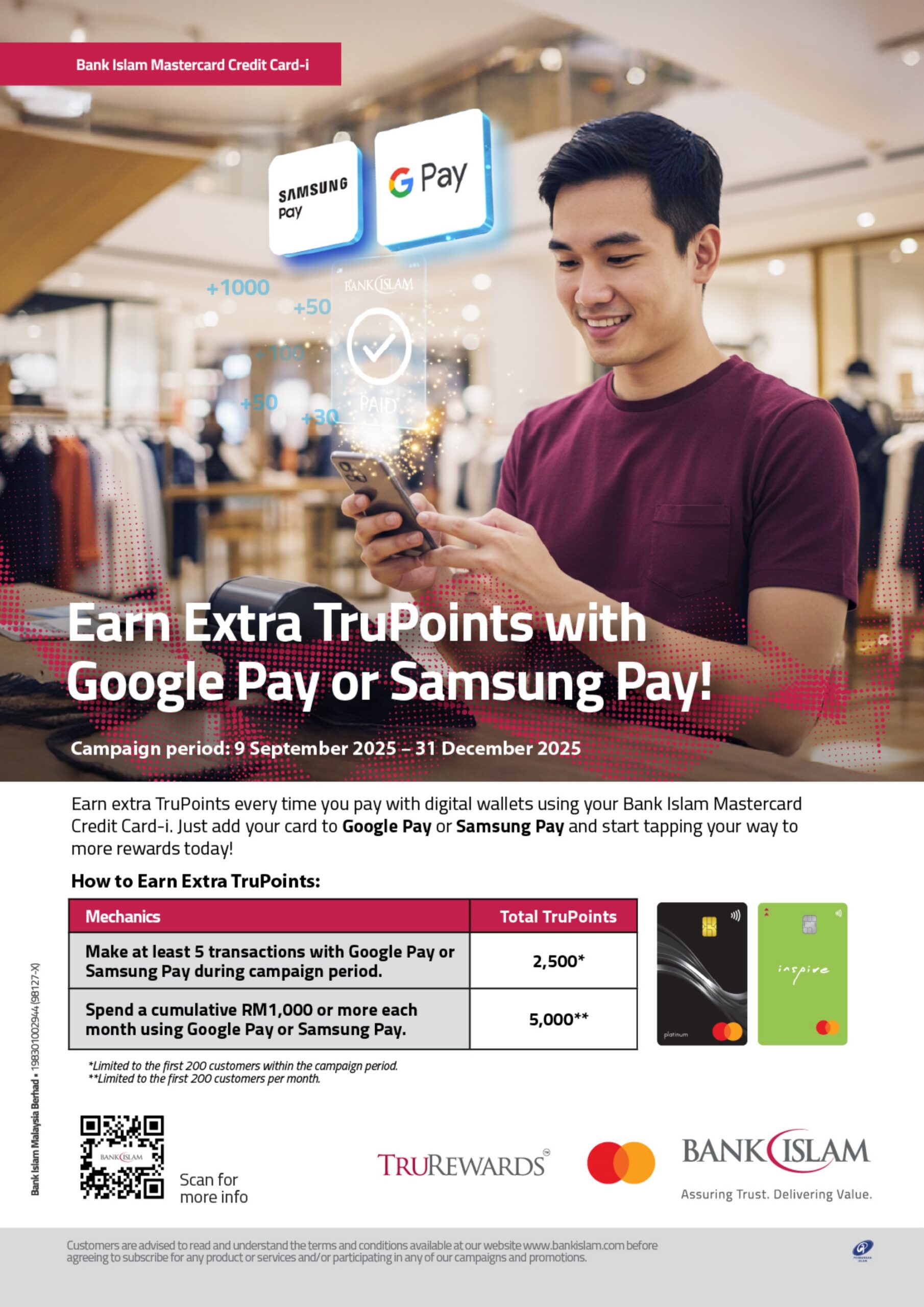 Bank Islam google pay samsung pay