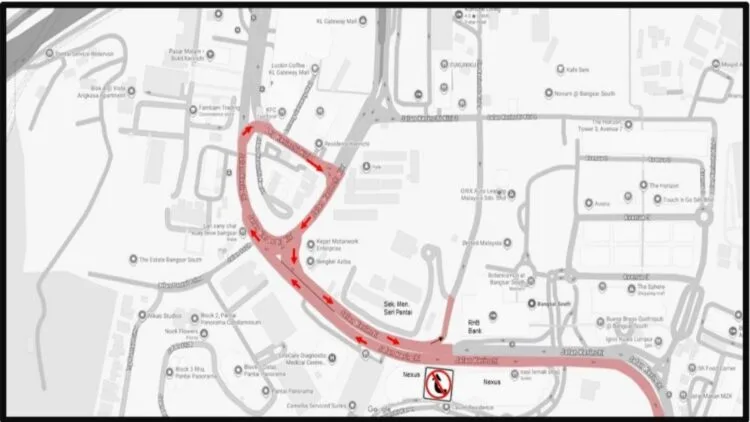 DBKL Kerinchi Road Closure