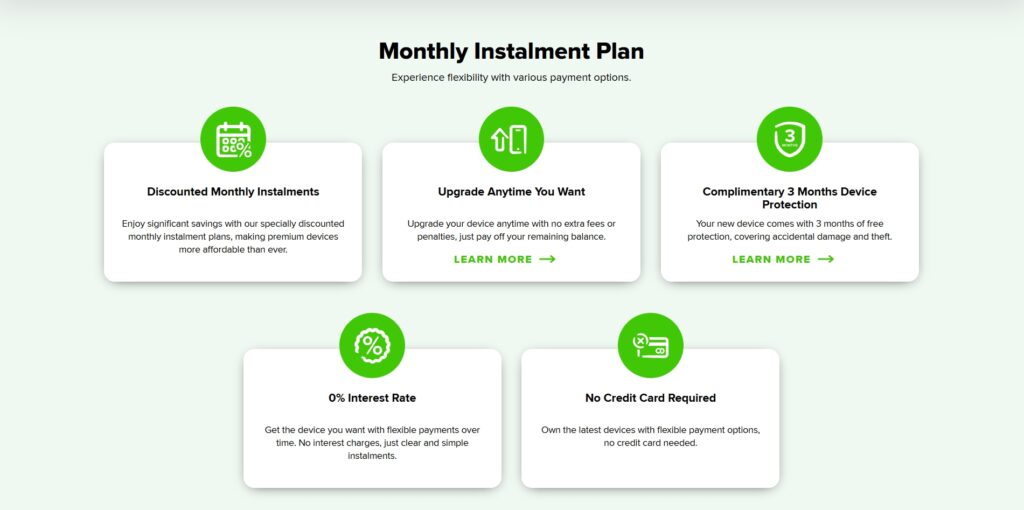 Maxis installment plan