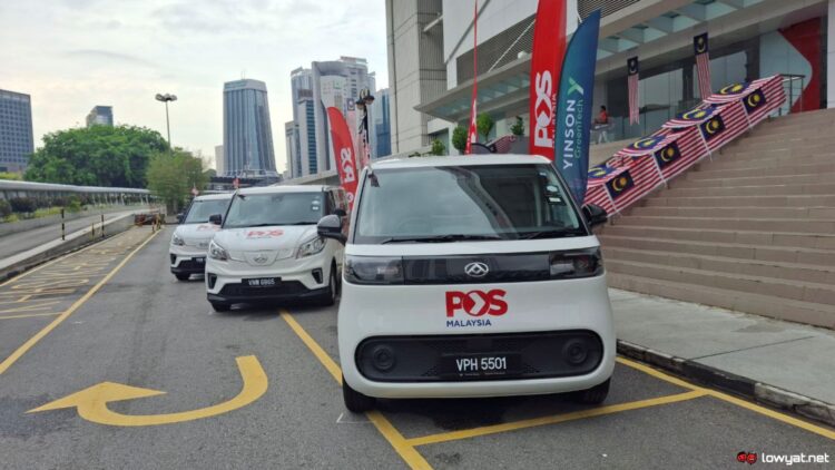 Pos Malaysia Electric Vans