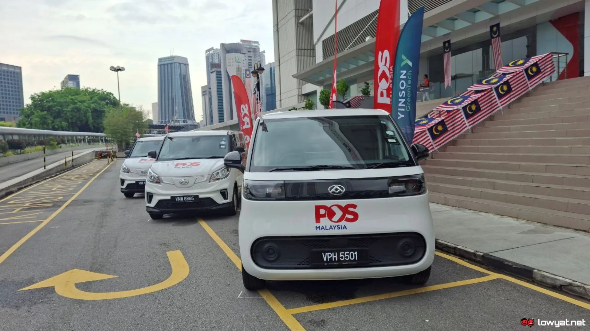Pos Malaysia Electric Vans