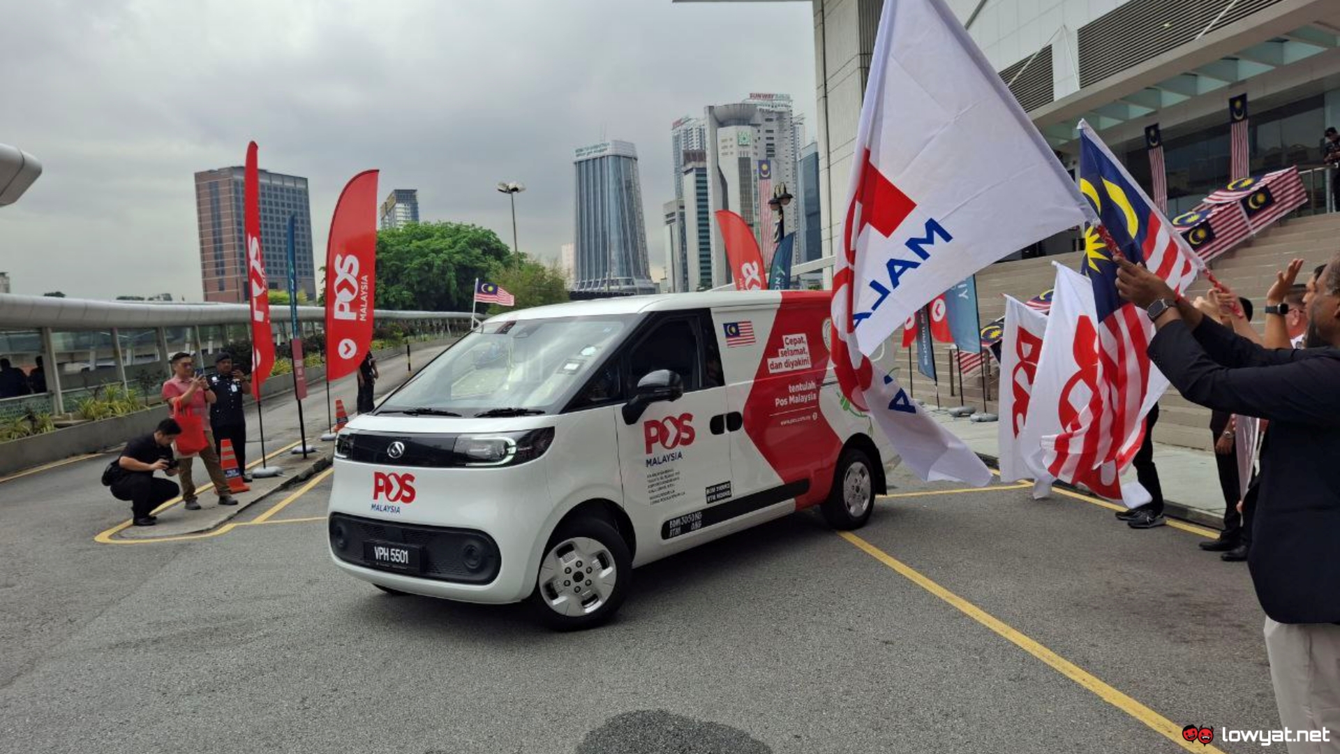 Pos Malaysia Electric Vans