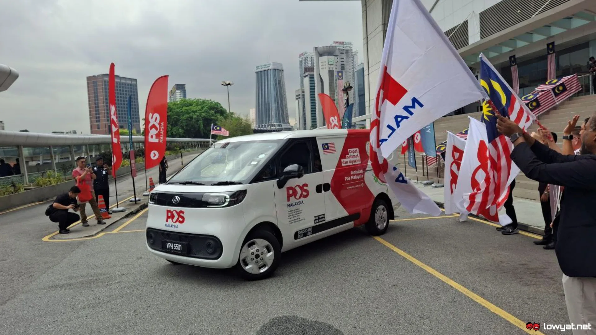 Pos Malaysia Electric Vans