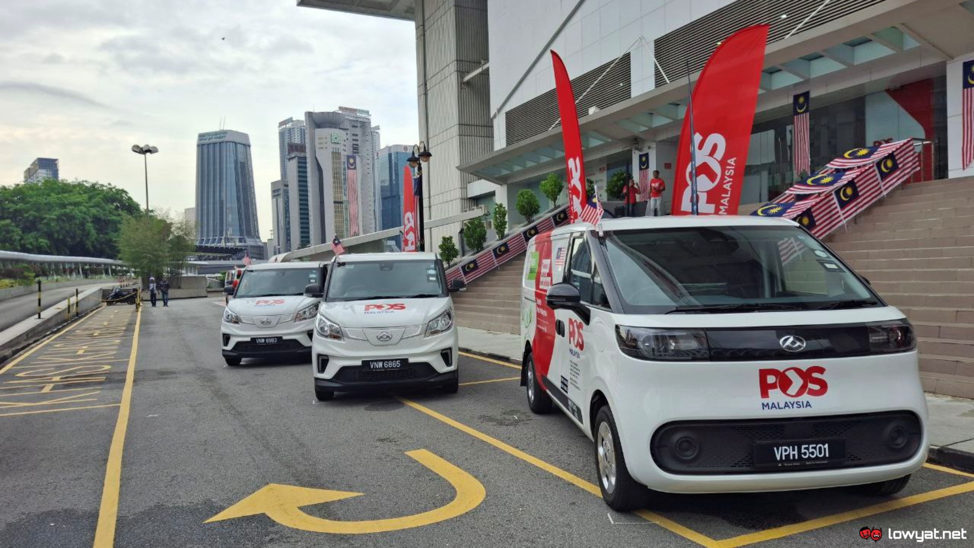 Pos Malaysia Electric Vans