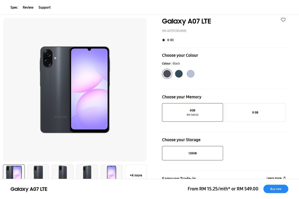 Samsung Galaxy A07 6+128