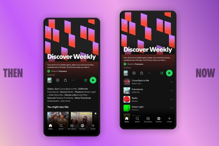 Spotify free choose tracks