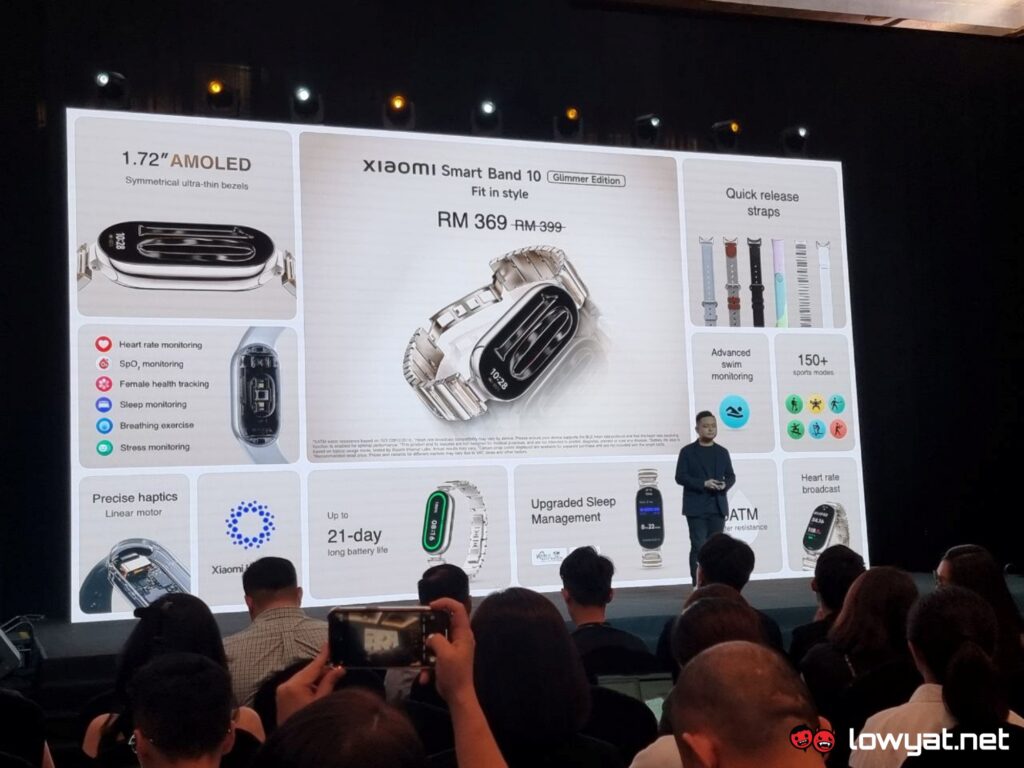 Xiaomi Smart Band 10 Glimmer Edition Specs