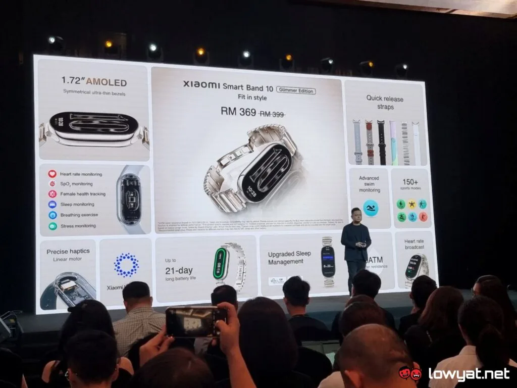 Xiaomi Smart Band 10 Glimmer Edition Specs