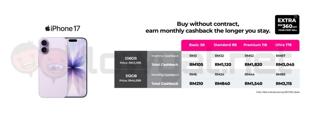Yes 5G iphone 17 infinite cashback