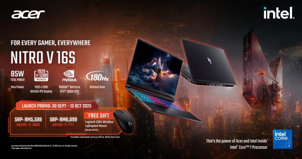 acer nitro v 16s launch malaysia