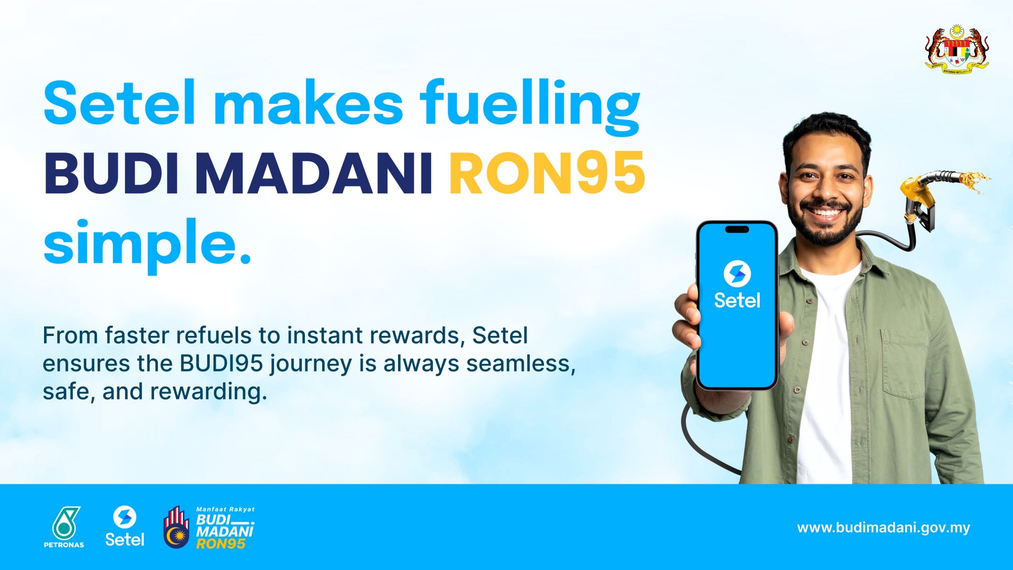 budi95 petronas setel