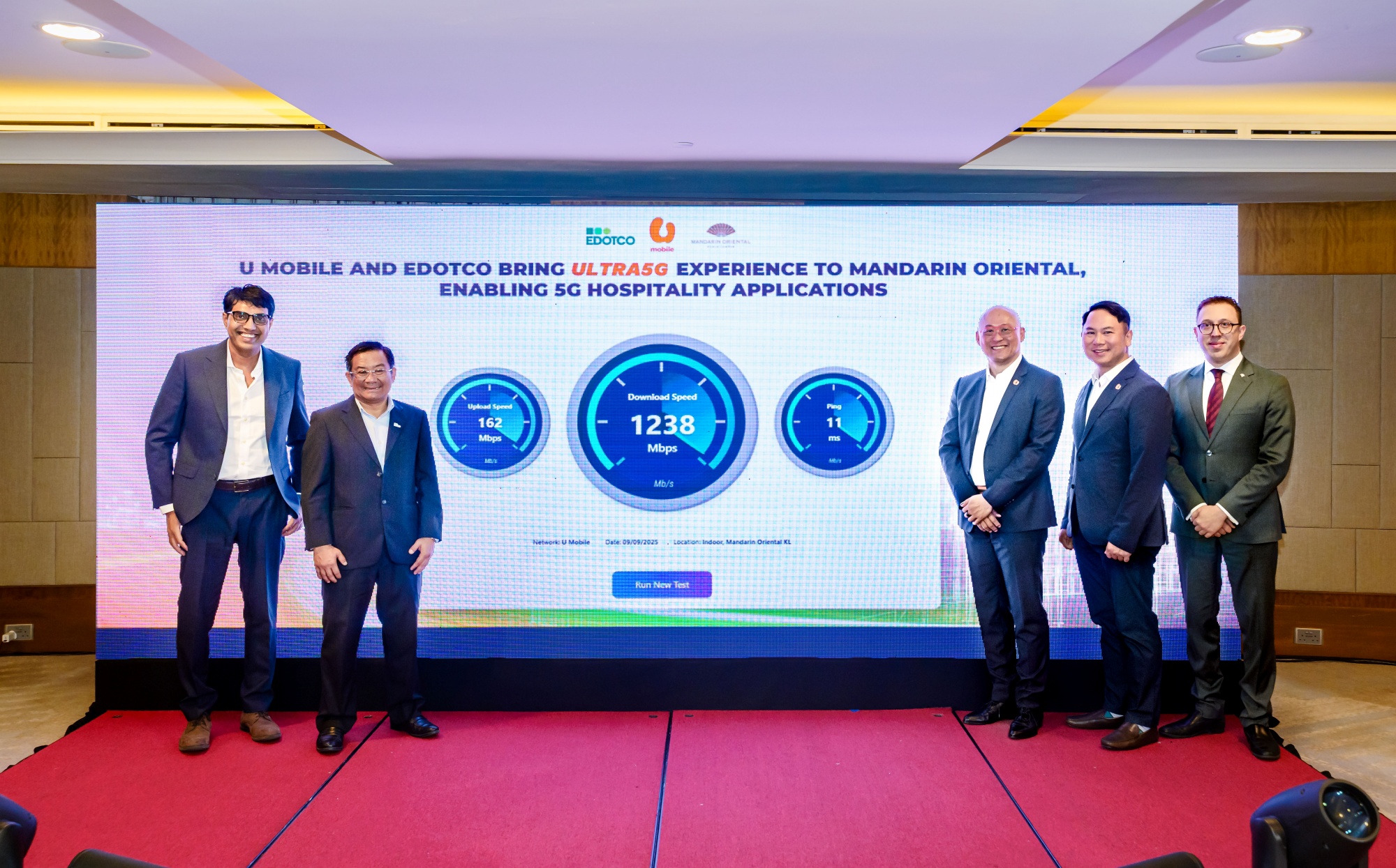 u mobile mandarin oriental ultra5g expansion edotco