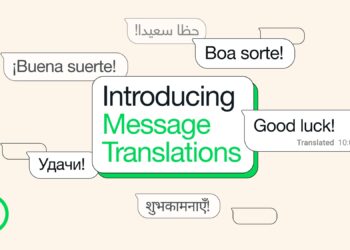 WhatsApp message translation